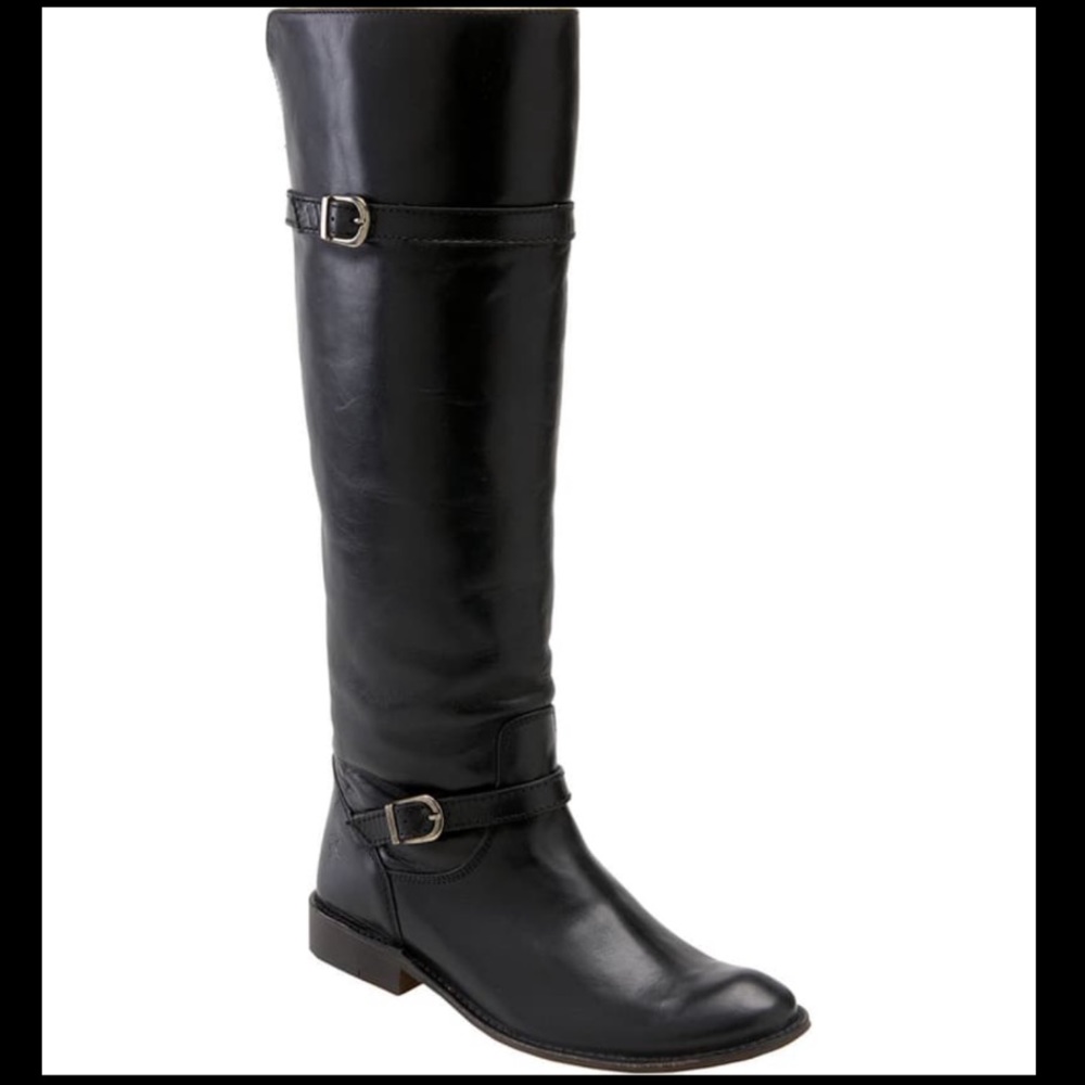 Frye Shirley black riding boot